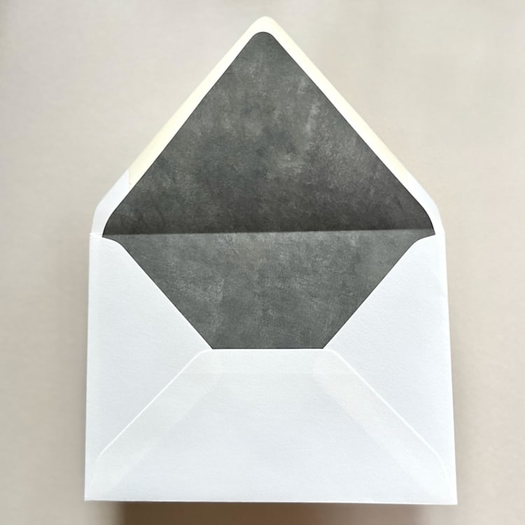 "A7 Envelope Liners Fresco Texture in Mid Green for Euro Flap Envelopes | Pack of 10" - Envelope Liners in green by Renée Stramel