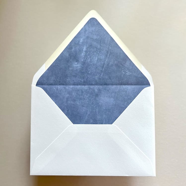 "A7 Envelope Liners Fresco Texture in Sea Breeze for Euro Flap Envelopes | Pack of 10" - Envelope Liners in blue by Renée Stramel