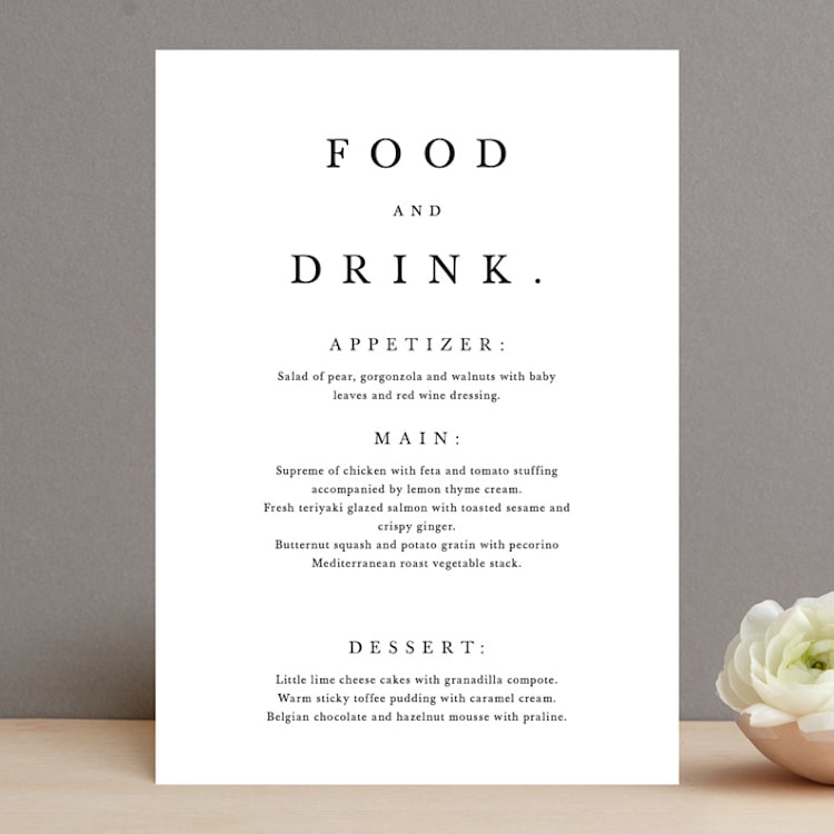 "Johannis" - Menus in Ink by Jack Knoebber - Front