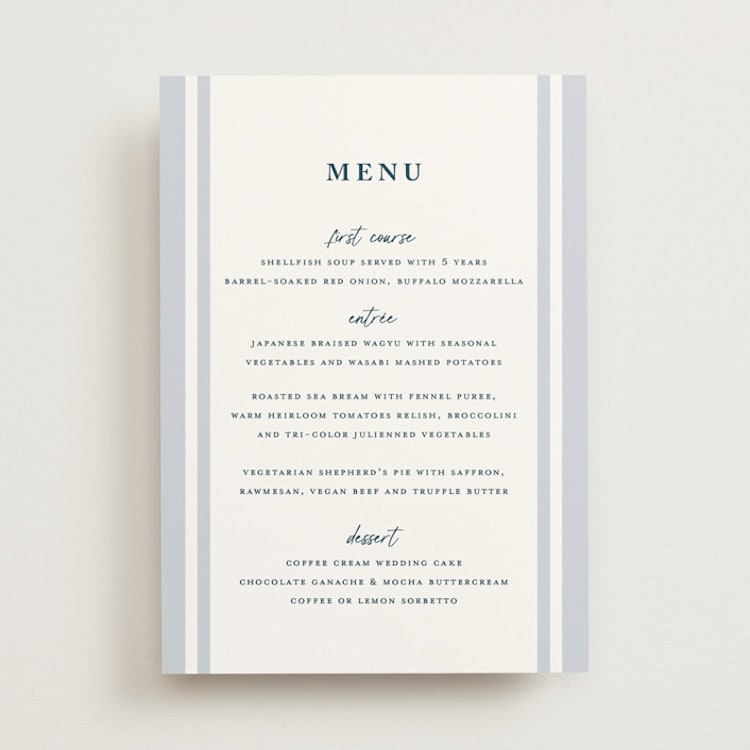 "melihrolo" - Menus in Powder Blue by chocomocacino - Front