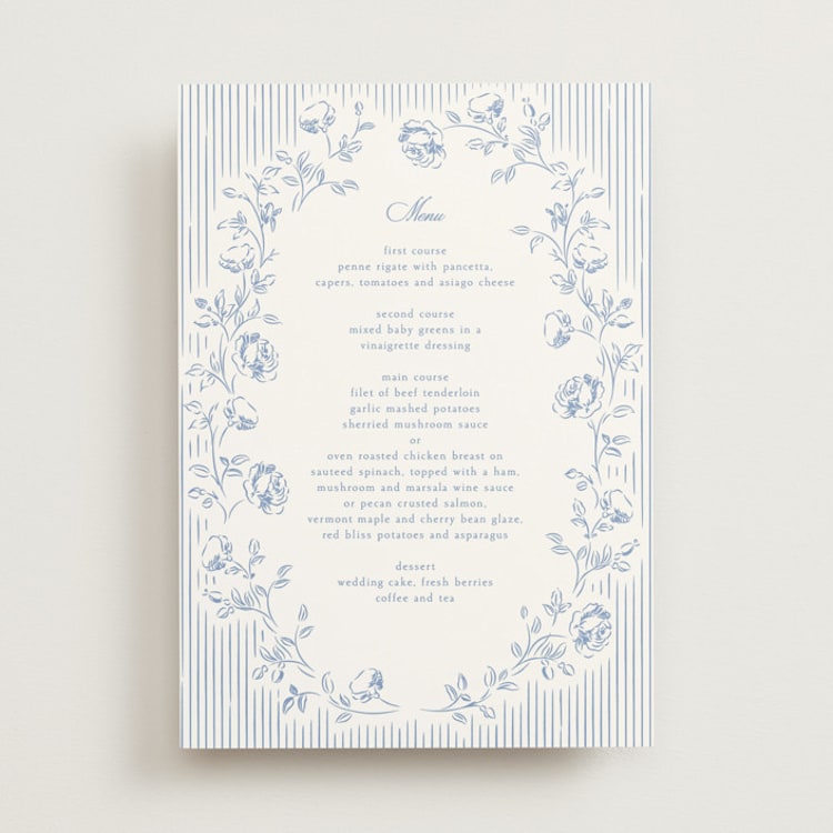 "Constance" - Menus in Sky by Robert and Stella - Front