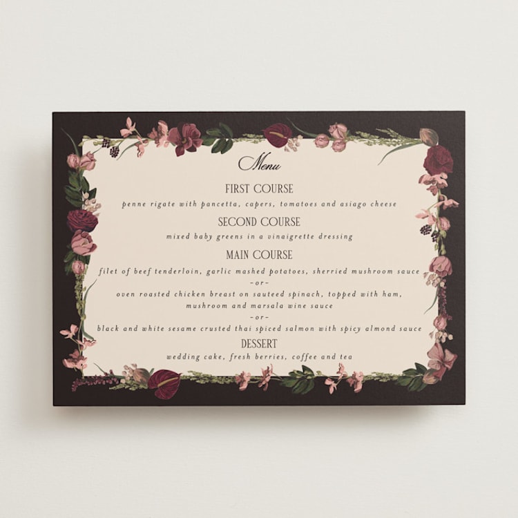 "Romantics" - Menus in Merlota by Susan Moyal - Front
