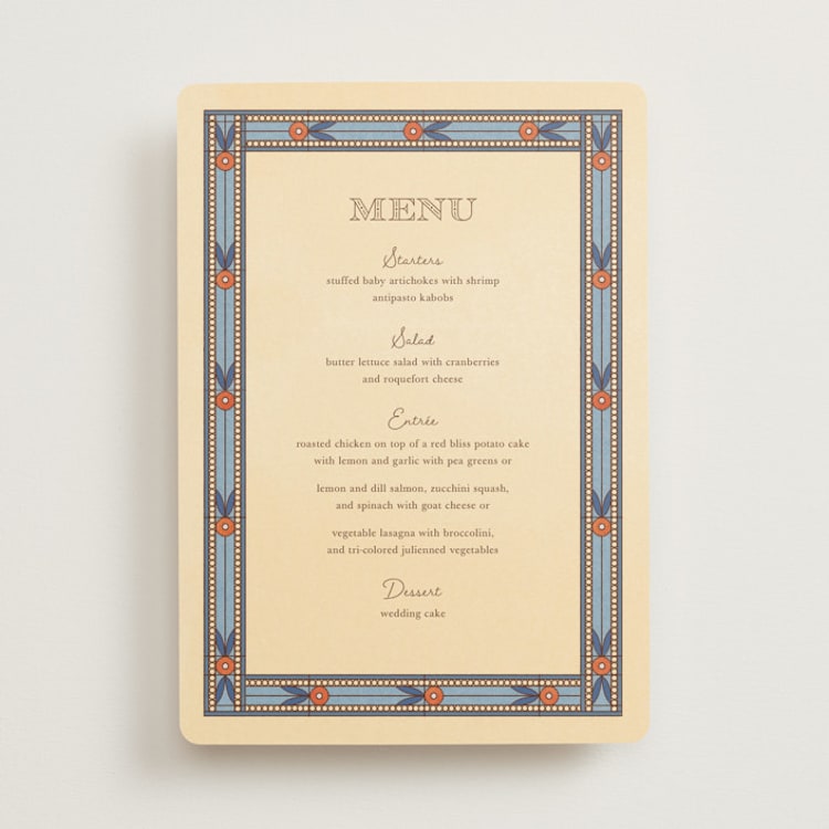 "Fall in Love" - Menus in Autumn by Morgan Ramberg - Front