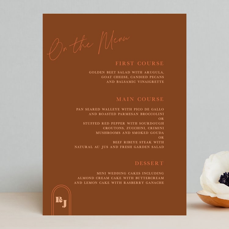 "rory" - Menus in Rust by Alaina Cherup - Front