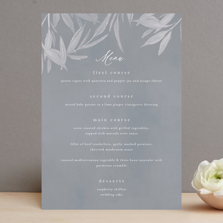 "Orient Garden" - Menus in Saffron by Vera Lim - Front