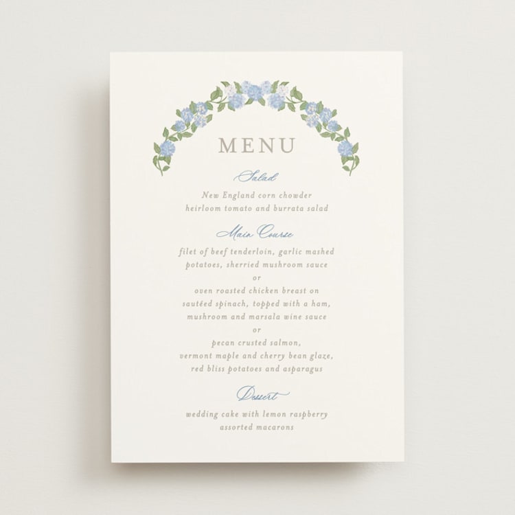 "Pillowy border" - Menus in Ocean by Creo Study - Front