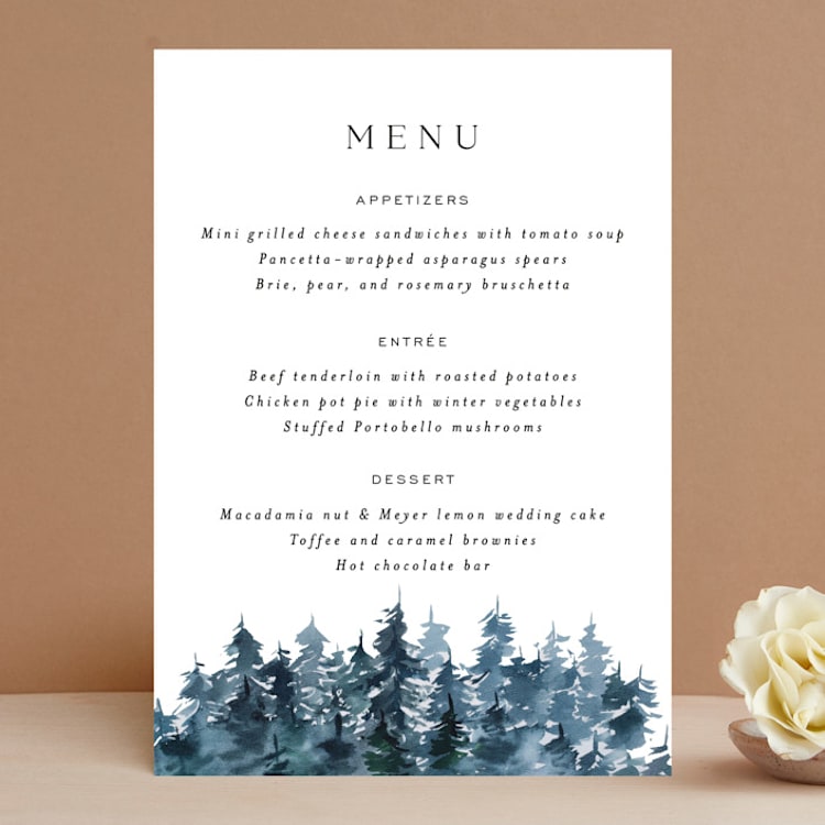 "Airy Mountain" - Menus in Air by Janean Hinger - Front