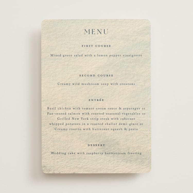 "Bluestem Fields" - Menus in Meadow by Holly Whitcomb - Front