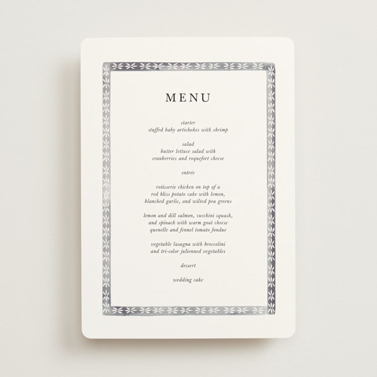 "Americana" - Menus in Sea by leslie hamer - Front