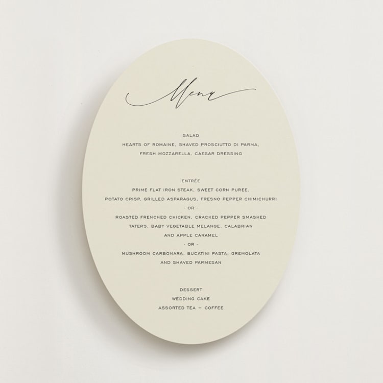 "Glide" - Menus in Porcelain by Jennifer Postorino - Front