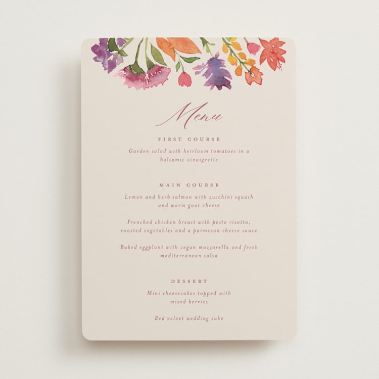 "Crest Fall" - Menus in Autumn by Pink House Press - Front