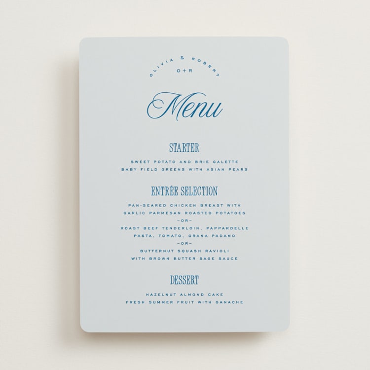 "Riviera" - Menus in Ocean by Kelly Schmidt - Front