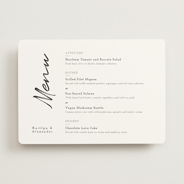 "Photograph Scribble" - Menus in Cloud by Adelyn T. - Front