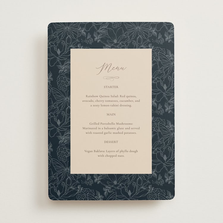 "Magnolias" - Menus in Sky by Sabrin Deirani - Front