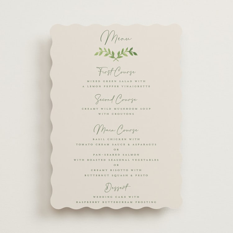 "Miniature Mountainscape" - Menus in Summer by Petra Kern - Front
