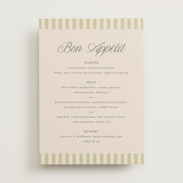 "Soria" - Menus in Meadow by Melanie Kosuge - Front