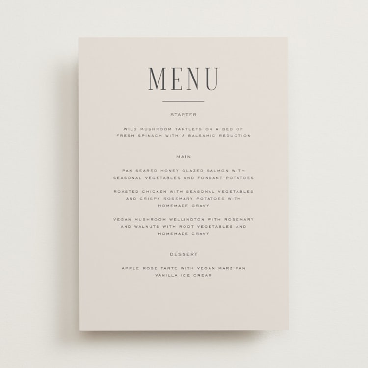 "Close-up" - Menus in Sandstone by Nicole Walsh - Front