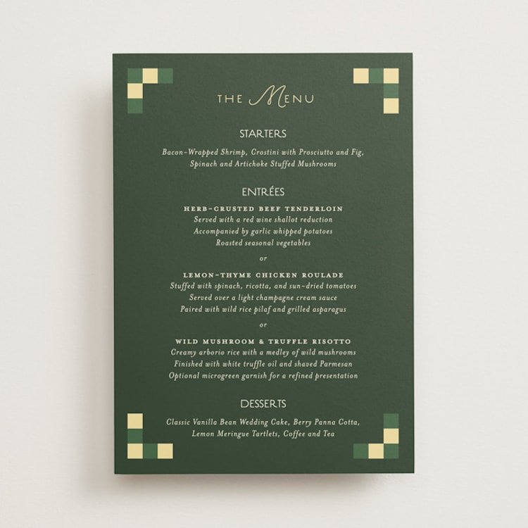 "grid" - Menus in Citrus by Angela Quan - Front