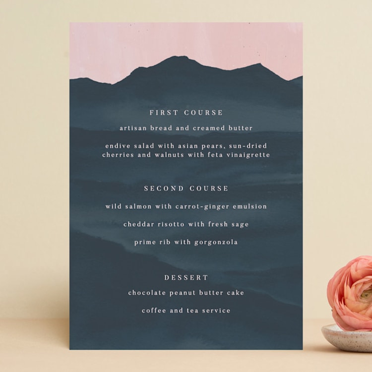 "ridge" - Menus in Dusk by Krissy Bengtson - Front