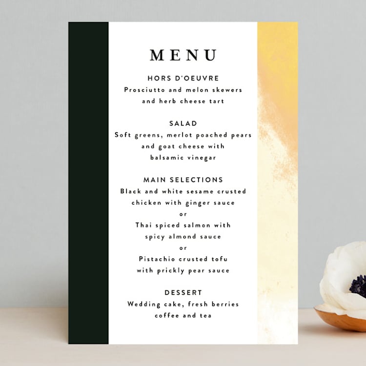 "Upper Block" - Menus in Daisy by Lea Velasquez - Front