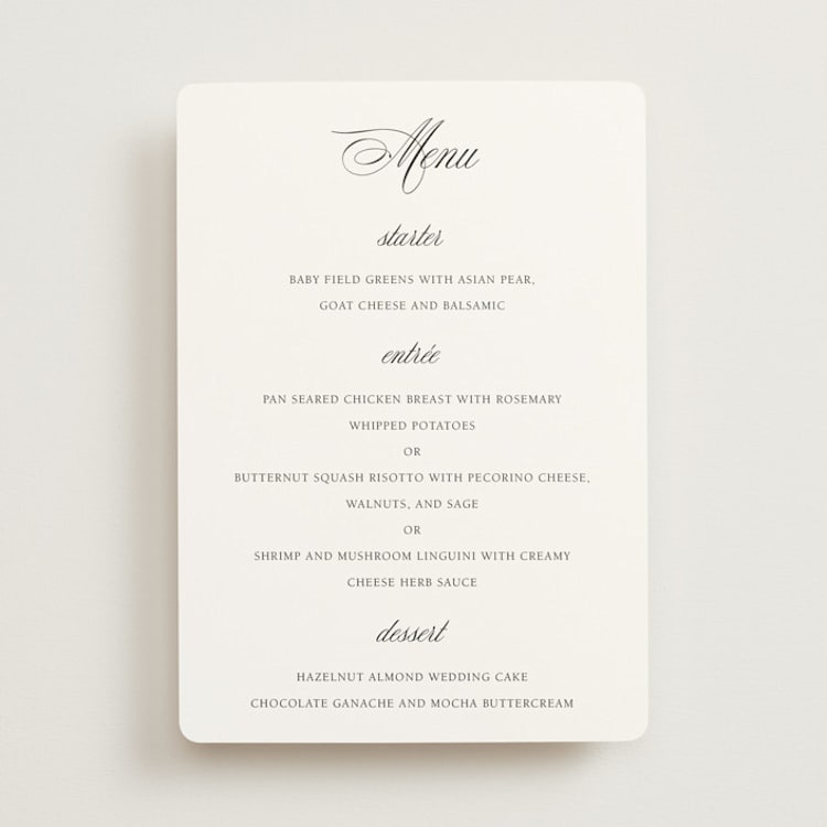 "legacy" - Menus in Pure by Design Lotus - Front