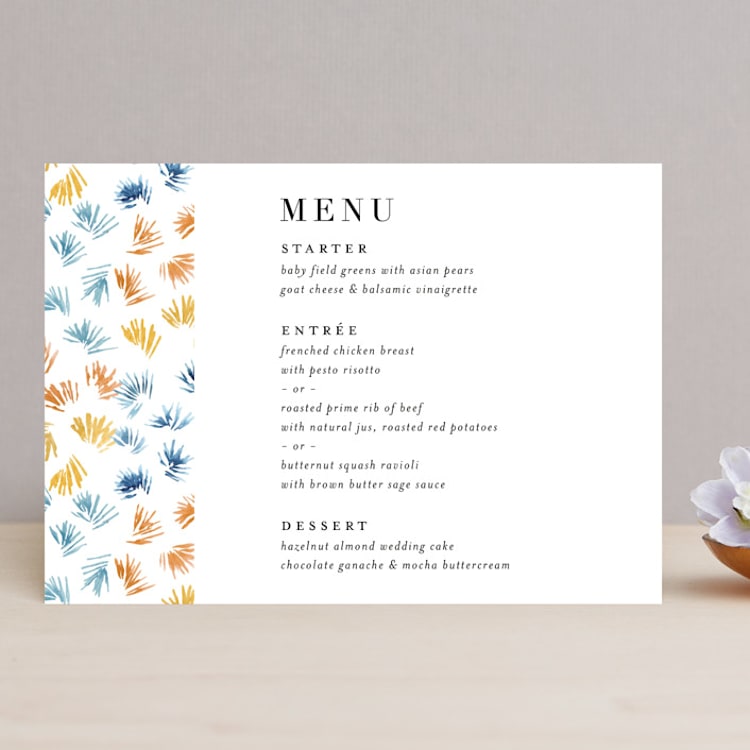"Daydream" - Menus in Honey by Beth Schneider - Front