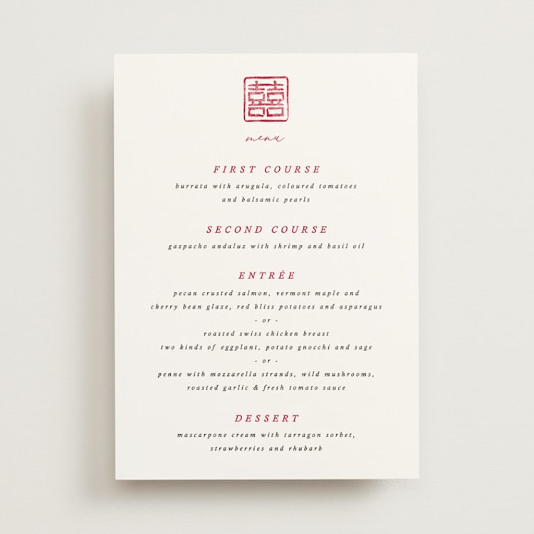 "Double Xi" - Menus in Cherry by fatfatin - Front