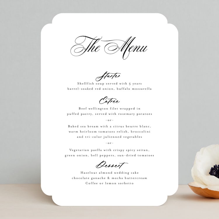 "Blancmange" - Menus in Frost by chocomocacino - Front
