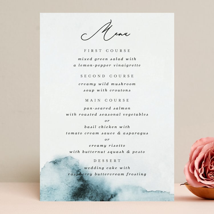 "Ocean Vibes" - Menus in Sky by Marina Onoprienko - Front