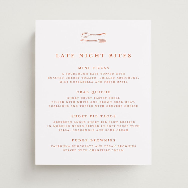 "lobster" - Menu Signs in Spritz by Pippa Shaw - Front