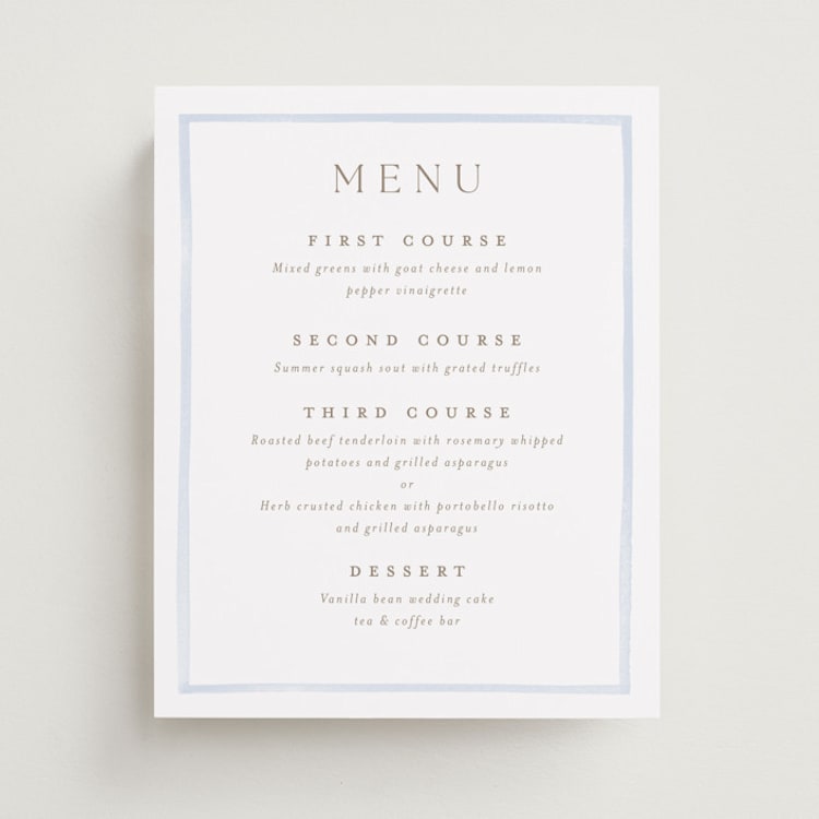 "Bristol" - Menu Signs in Sky by Jennifer Wick - Front