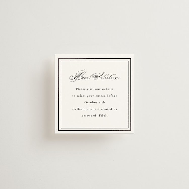 "Polished" - Mini Enclosure Cards in Cotton by Jennifer Postorino - Front
