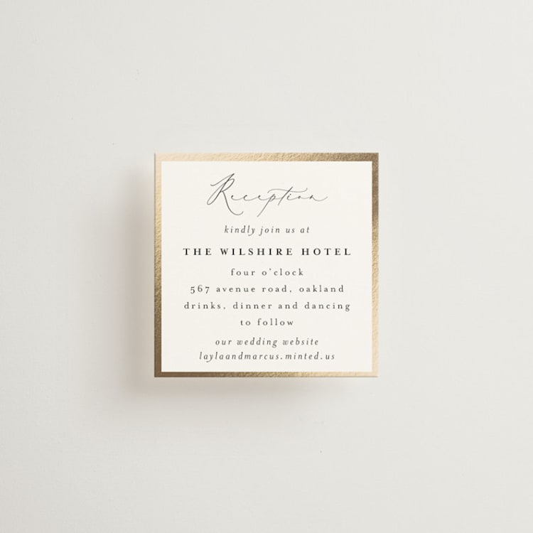 "Classic Love" - Mini Enclosure Cards in Vanilla by Susan Moyal - Front