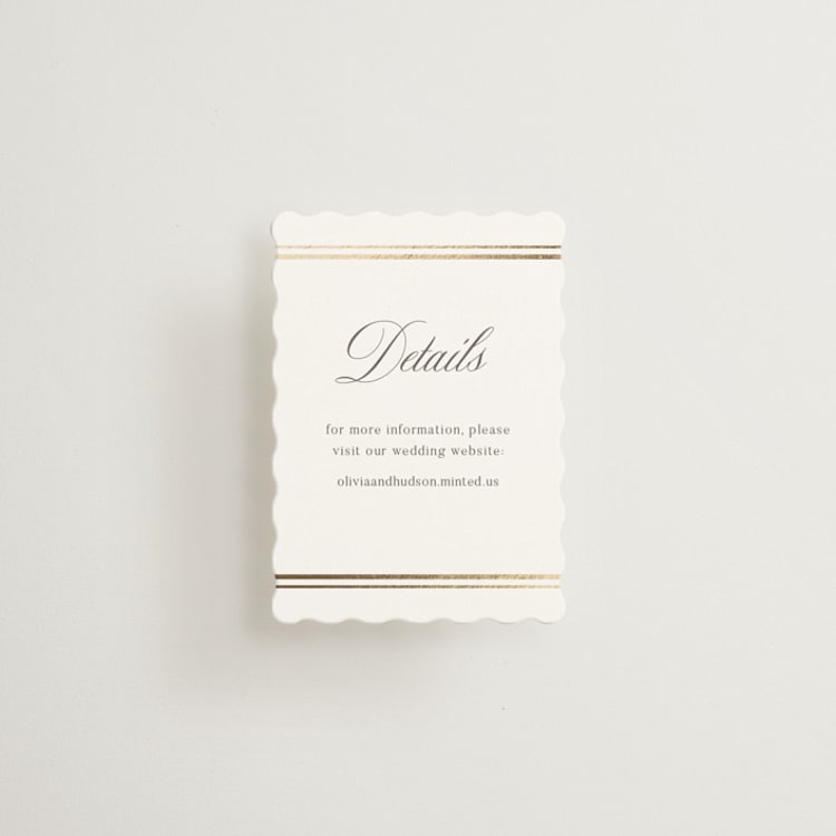 "Classic Elegance" - Mini Enclosure Cards in Pearl by Nicole Walsh - Front