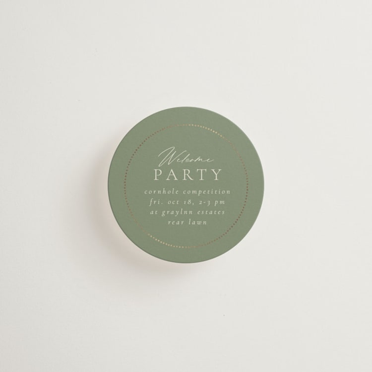 "Vine Wrap" - Mini Enclosure Cards in Fern by Jen Owens - Front
