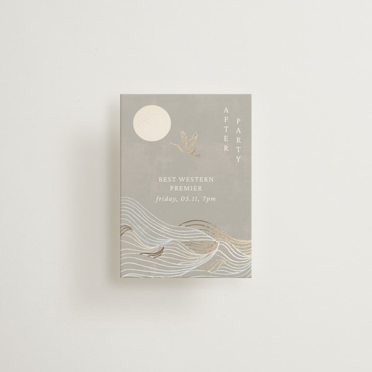 "Asahi" - Mini Enclosure Cards in Ash by Jelena Vuletic - Front