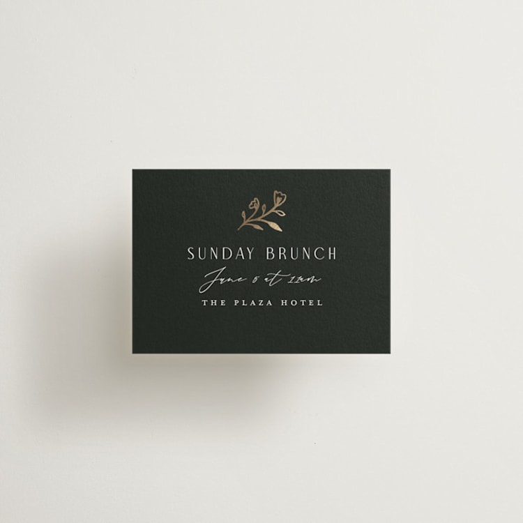 "Majesty" - Mini Enclosure Cards in Onyx by Nicoletta Savod - Front