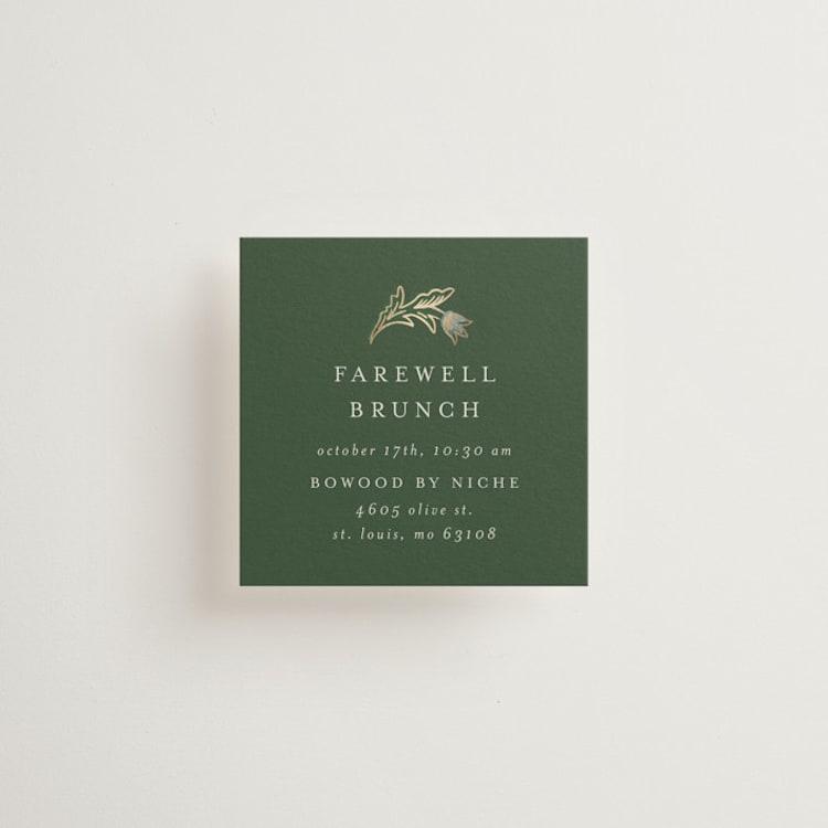 "grandeur" - Mini Enclosure Cards in Bluebell by Jen Owens - Front