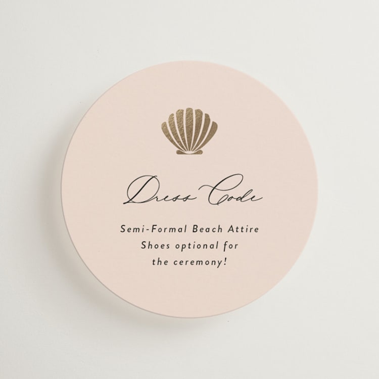 "tropical getaway" - Mini Enclosure Cards in Blush by Laura Hamm - Front