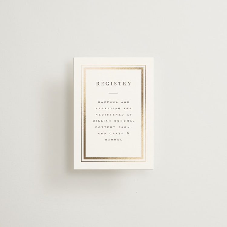 "Hampton" - Mini Enclosure Cards in Chantilly by Wildfield Paper Co - Front