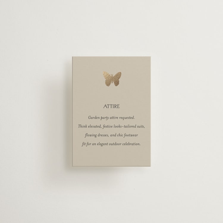 "dancing in the garden" - Mini Enclosure Cards in Blush Meadow by Grae - Front