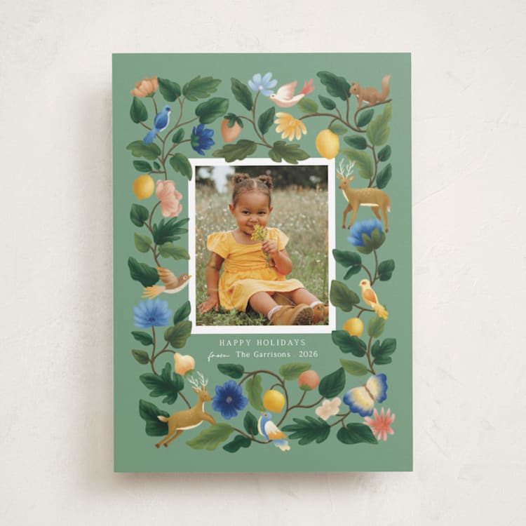 "Woodland" - Minted x The Met Holiday Cards in Forest by Elly - Front