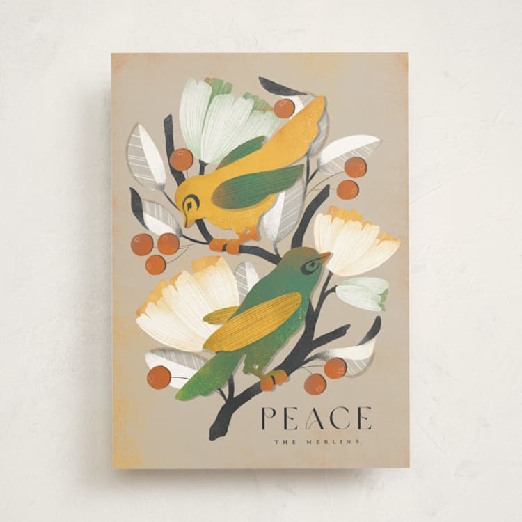 "Kinfolk" - Minted x The Met Holiday Cards in Cream by Snow and Ivy - Front
