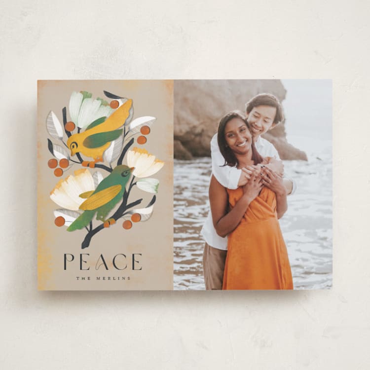 "Kinfolk" - Minted x The Met Holiday Cards in Cream by Snow and Ivy - Front