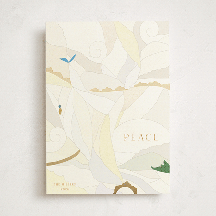 "All Shades of White" - Minted x The Met Holiday Cards in Snow by Sumak Studio - Front