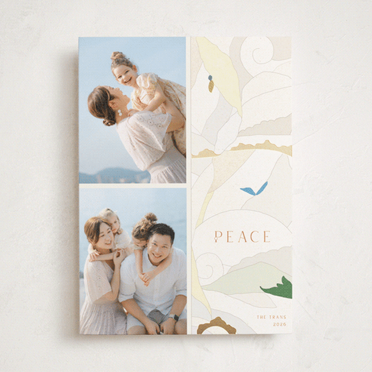 "All Shades of White" - Minted x The Met Holiday Cards in Tangerine by Sumak Studio - Front