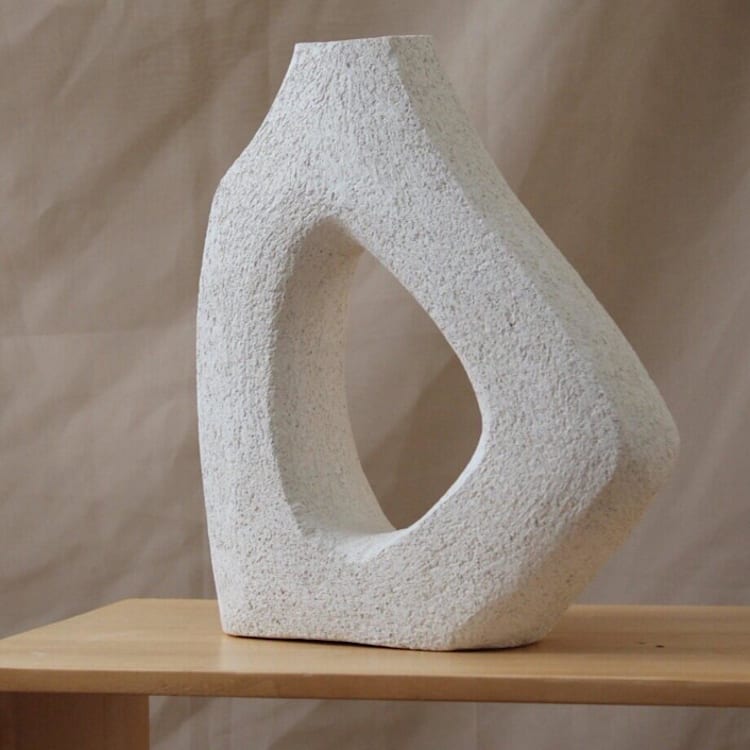 "Nova Sculpture" - Original Sculpture in white by Virginia Felix