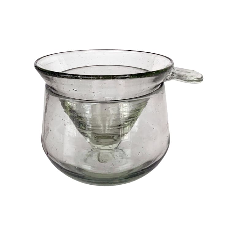 "Hand Blown Martini | Margarita Glass (or Ceviche dish) with Cooler- Hand Made in Guatemala" - Glassware in clear by Vanessa Sherwood