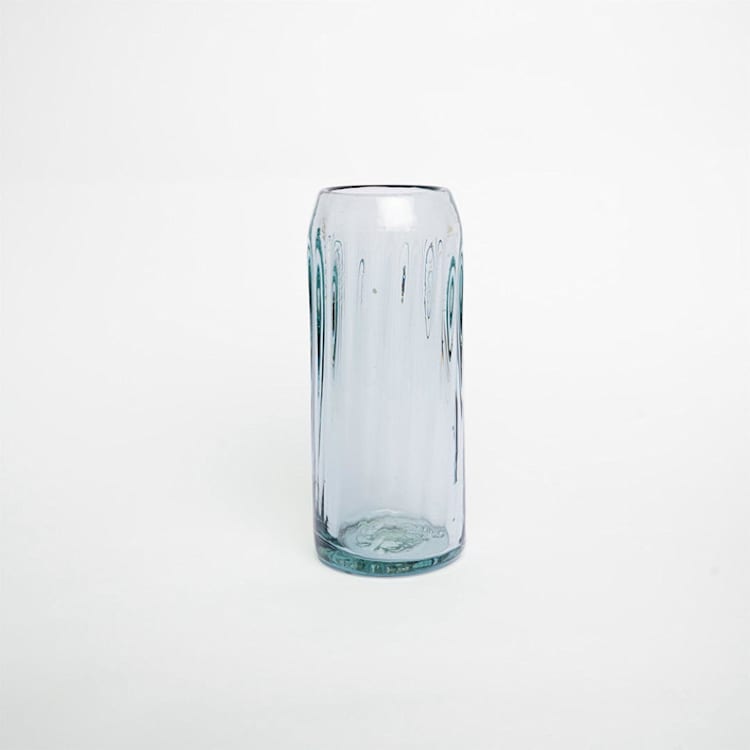 "Vestigio Glass Set of 2 - Handcrafted Colombian Drinkware" - Glassware in clear by Powered By People