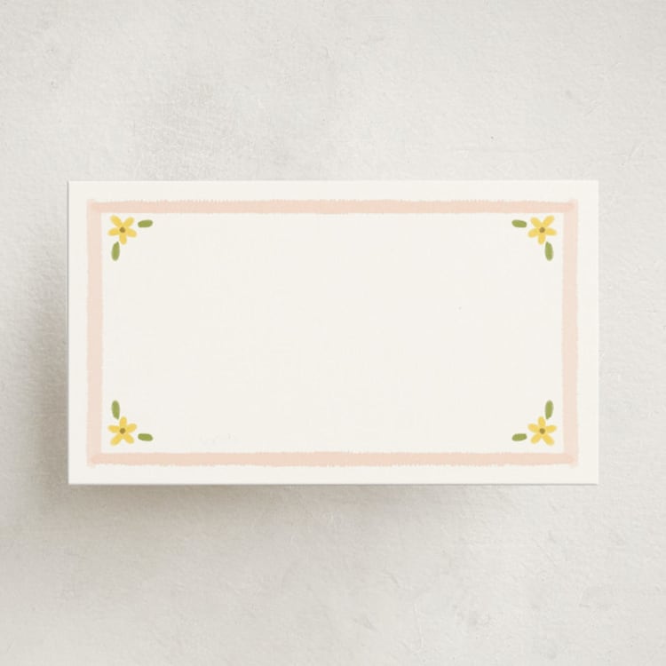 "Daisy" - Mini Note Cards in Daffodil by Morgan Kendall - Front